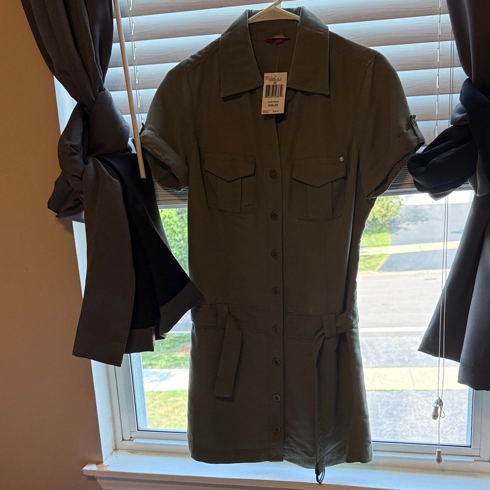Guess Sedona Sage Shirt Dress